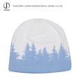 Chapéu de inverno Jacquard De Malha Chapéu Jacquard Beanie Jacquard Toque Acrílico Chapéu De Malha